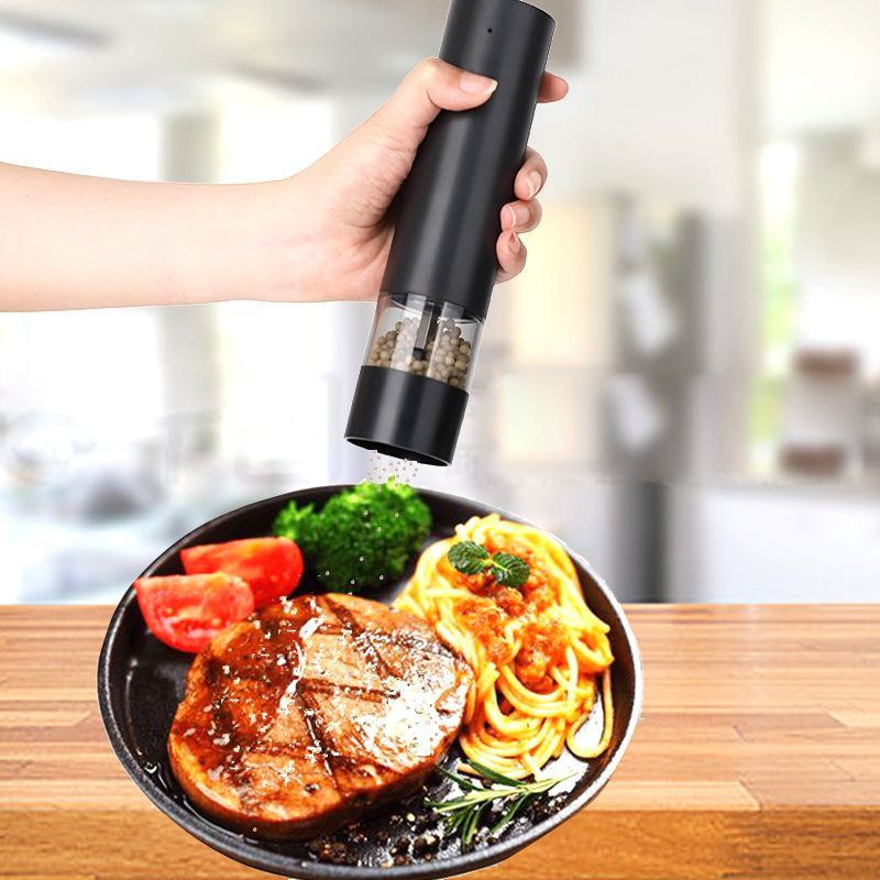 Máy xay hạt tiêu điện sạc bột tiêu mới xay gia vị hạt tiêu đen muối biển n