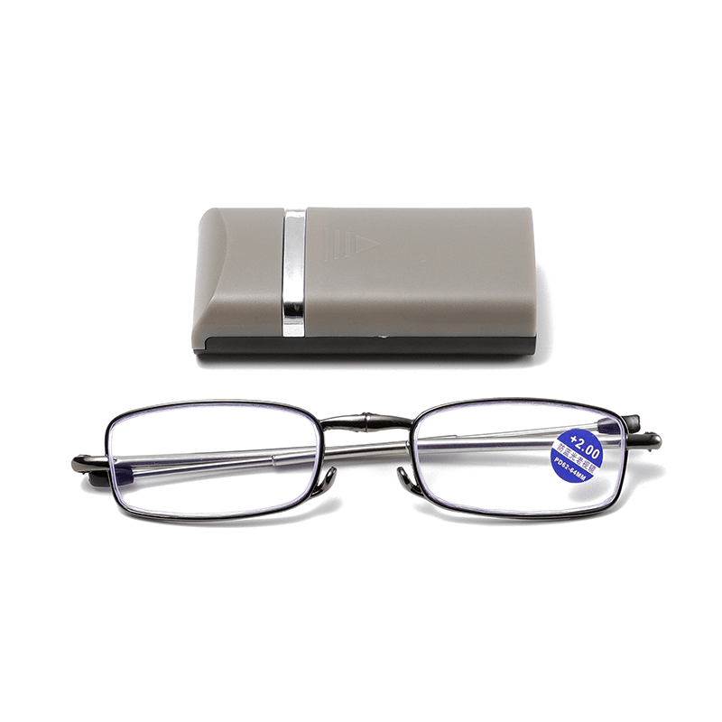 [3133 người bộ sưu tập] Cao cấp gấp di động chống ánh sáng xanh siêu nhẹ lão hoa kính mắt hợp kim ch