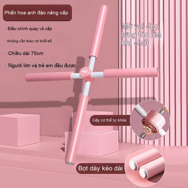 gậy mở lưng mở vai tạo tác gậy sửa lưng gù