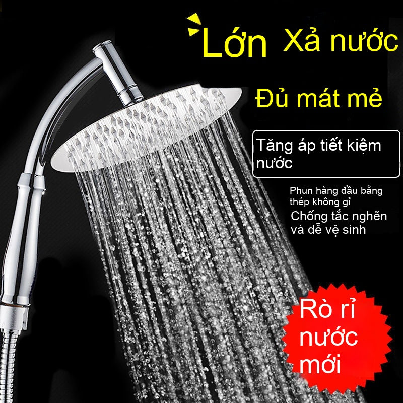 Đầu phun hoa sen tăng áp phòng tắm lớn ra khỏi nước