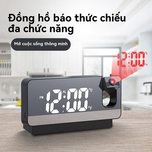 Đồng hồ báo thức đầy đủ chức năng thông minh đồng hồ phát sáng sáng
