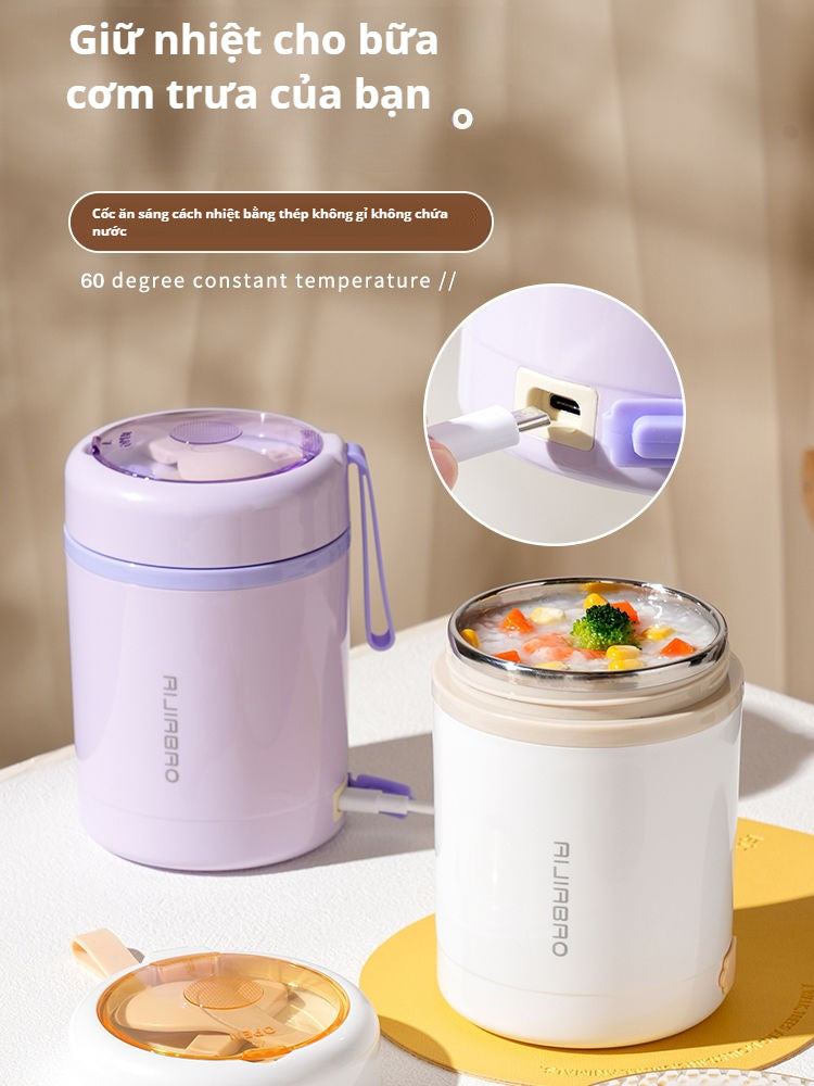 Hộp cơm giữ nhiệt inox 304