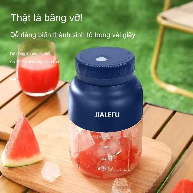 [flashsale]Máy ép trái cây JIALEFU 1300ML công suất lớn 38 trang dao không dây di động nắp cốc đôi nhanh ép tươ (Copy)