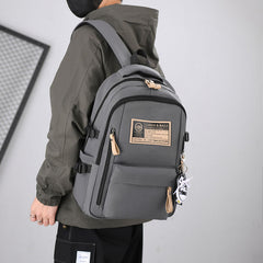 Túi hai vai nam sinh viên đại học trung học phổ thông ba lô túi đi học sinh trung học cơ sở xu hướng
