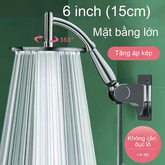 Đầu phun hoa sen tăng áp phòng tắm lớn ra khỏi nước