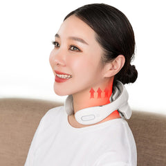Máy massage cột sống điện di động thông minh xung bảo vệ cổ cổ vai cổ vật lý trị liệu chư