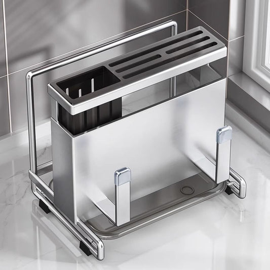 giá đỡ dao 304 thép không gỉ  giá đỡ đa chức năng tất cả trong một đặt dao làm bếp giá đỡ đũa dụng cụ