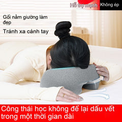 Thẩm mỹ viện nằm gối làm đẹp giường chuyên dụng gối massage giường massage lỗ mặt đệm nằm gối ngủ gi