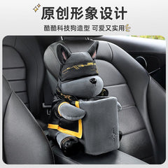 Hộp khăn giấy xe thùng rác 2 trong 1 sáng tạo xe dễ thương với hộp tay vịn bơm hộp giấy đồ trang trí