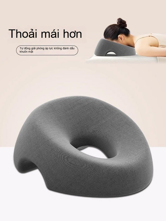 Thẩm mỹ viện nằm gối làm đẹp giường chuyên dụng gối massage giường massage lỗ mặt đệm nằm gối ngủ gi