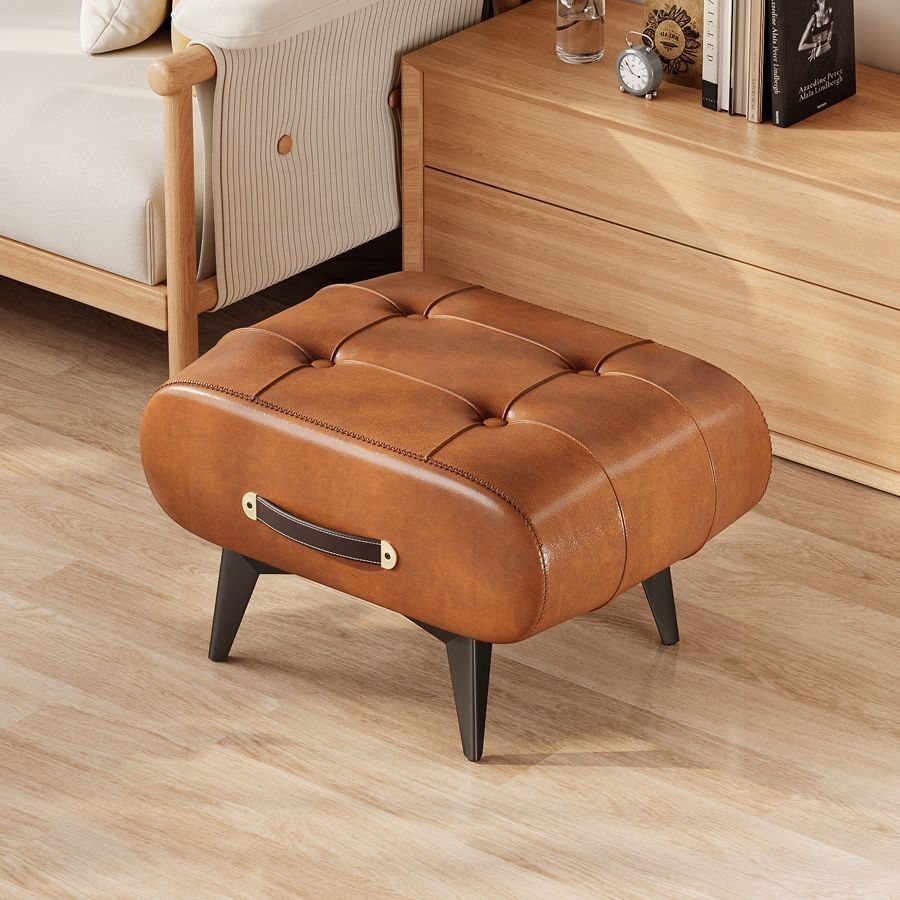 Ghế nhà cửa ghế đẩu túi mềm lưới chân đỏ đạp nhẹ sang trọng bàn trà ghế thấp ghế sofa phòng kh