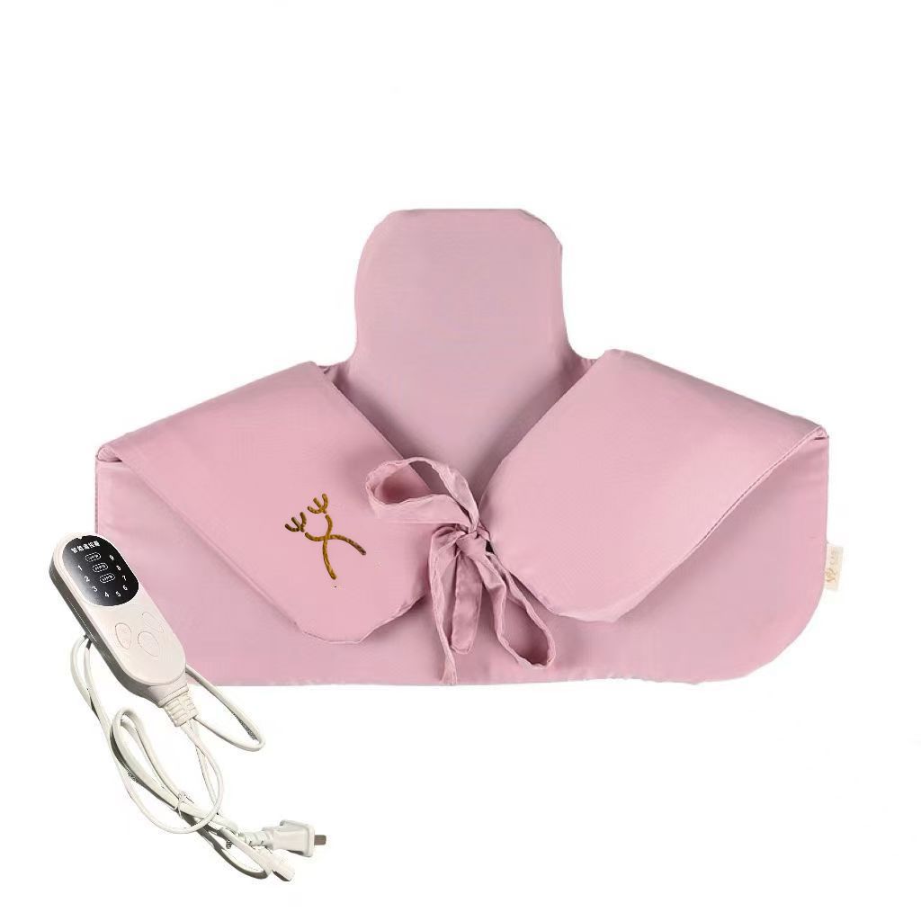 Túi chườm nóng cổ vai, túi nhung hoa hồng sưởi ấm điện, vật lý trị liệu gia đình, bảo vệ cổ, chuyển