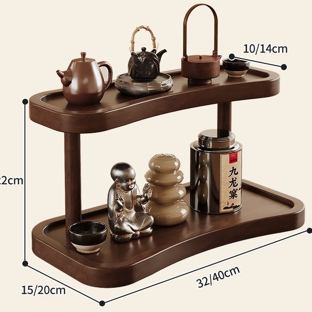 Giá đỡ để bàn tách trà lưu trữ giá đỡ nhỏ giá đỡ cổ nhiều lớp ấm cát tím kiểu Trung Quốc mới giá t