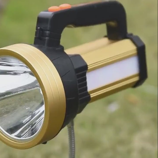 Đèn xách tay khẩn cấp Little Savage Đèn pin sạc nhiều chức năng USB Đèn làm việc COB Đèn tìm kiếm án