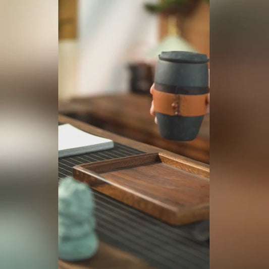 Cốc gốm pha trà cốc gốm có nắp cốc trà sáng tạo lọc cá nhân văn phòng di động gia đì