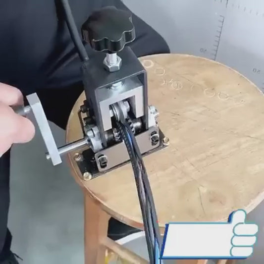 Máy tuốt dây điện mới của , dây cáp, khung sắt