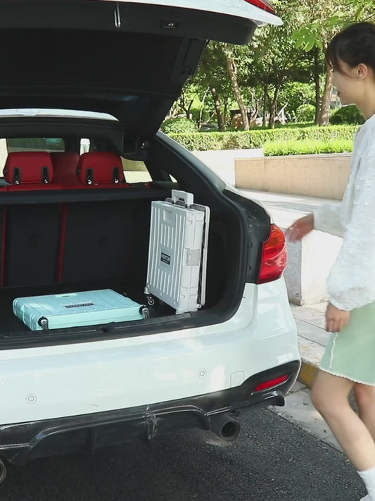 xe kéo nhỏ Ngoài trời cắm trại mua thức ăn xe kéo nhỏ xe đẩy nhỏ đặt quầy hàng tay trailer gấp giỏ hàng di động