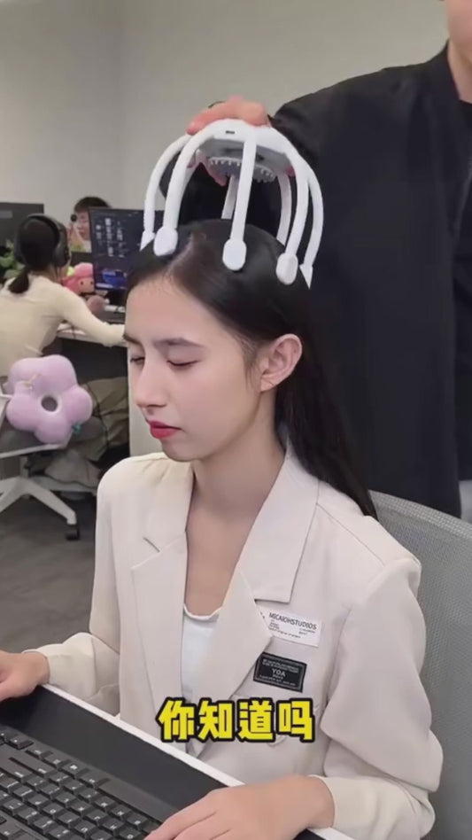 Máy massage đầu đa chiều Máy massage da đầu rung gia đình thông minh