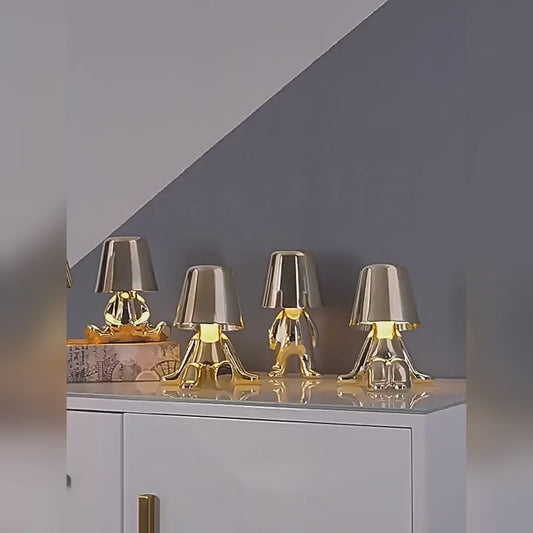 Đèn bàn tượng vàng trang trí đèn bàn nhà hàng quán cà phê trang trí nhà đèn không kh