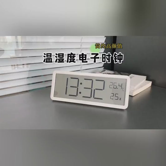 Đồng hồ treo tường điện tử đồng hồ lịch vạn niên thời trang gia đình đồng hồ treo tường đồng hồ thôn