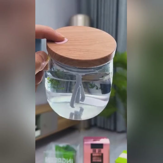 Cốc cà phê khuấy tự động 400ml kèm đế làm nóng