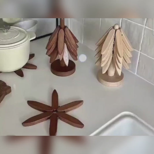 Miếng đệm cách nhiệt bằng gỗ rắn miếng đệm chống nóng