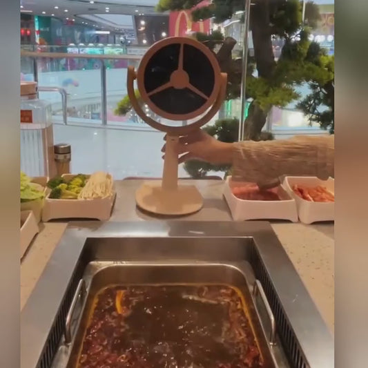 Máy hút khói   nhỏ Máy hút khói nồi lẩu di động Thịt nướng Máy hút khói ký tú