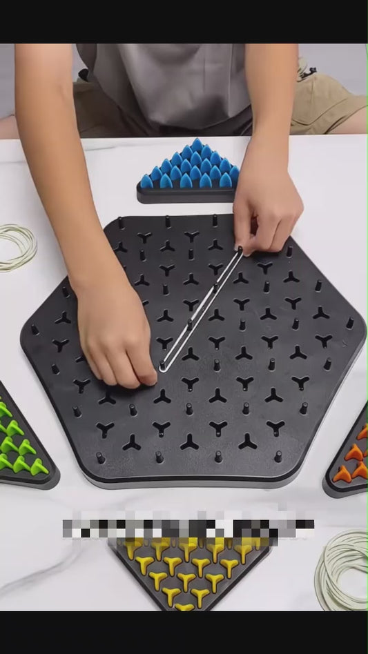 Chuỗi cờ tam giác trên cờ chiến tranh trẻ em câu đố tư duy logic đào tạo tập trung hình học đồ chơi