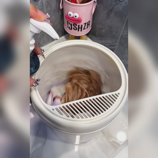 Máy giặt nhỏ mini khử trùng ánh sáng xanh máy giặt đồ lót, tất, quần lót chuyên dụng