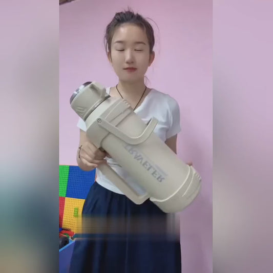 Bình giữ nhiệt 316 thép không gỉ đáy bên trong giữ nhiệt ấm đun nước công suất lớn bình giữ nhiệt ngoài trời di độn