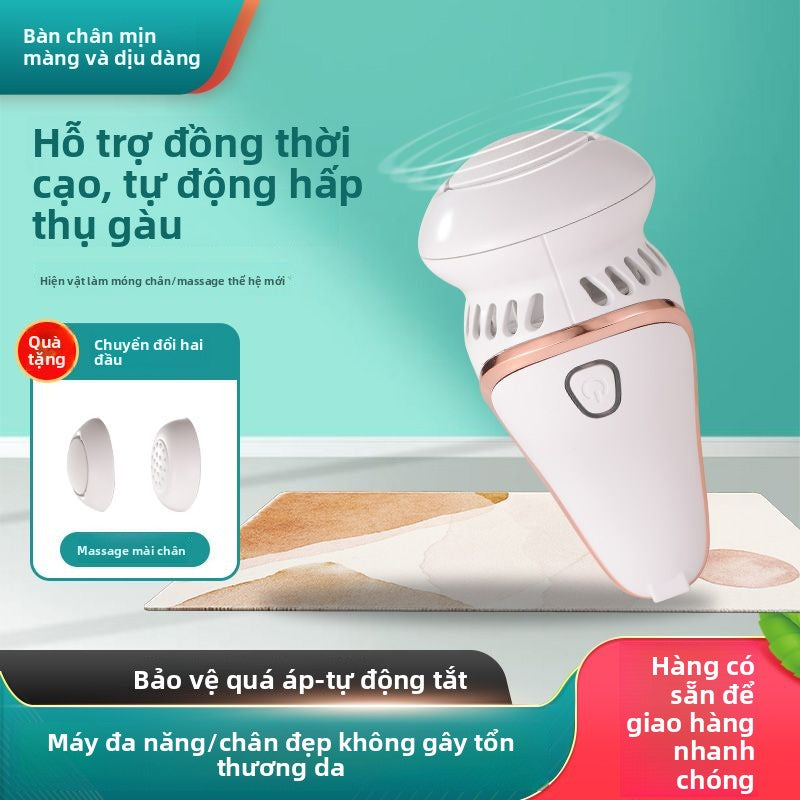 Máy mài chân điện của Đức loại bỏ da chết vết chai da chân mài chân đồ tạo tác gót chân loại sạc loạ