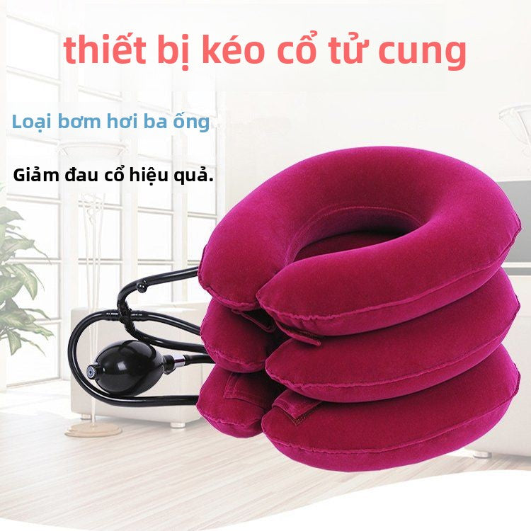 Máy kéo cột sống cổ của Du Triệu Lâm bơm hơi cột sống cổ gối cột sốn