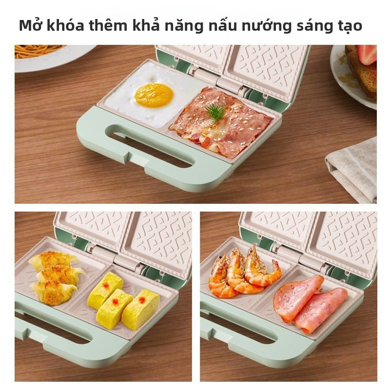 Máy ăn sáng bằng gốm hai đĩa Huadi sử dụng nhà đa chức năng nhổ trình điều khiển làm sâu sắc thêm má