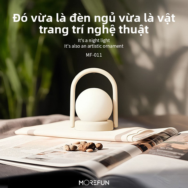 đèn bàn cổ điển Mỹ nhẹ sang trọng xách tay sáng tạo trung cổ cảm ứng di