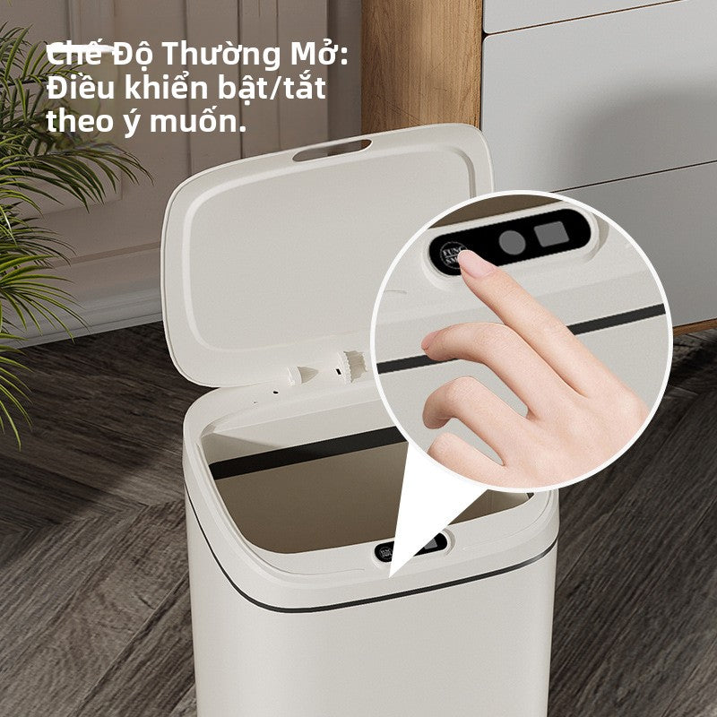 Thùng rác nhà thông minh tự động cảm ứng nhà phòng khách phòng ngủ nhà bếp thùng rác giá trị màu sắc