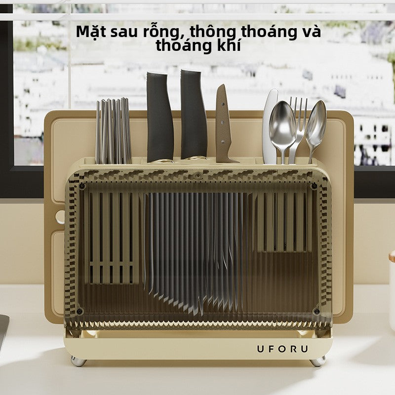 Giá lưu trữ giá đỡ dao, mặt bàn gia đình nhà bếp, tất cả trong một, đũa, dao dính tấm lưu trữ giá đỡ