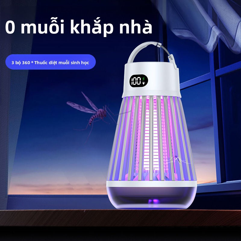 điện giật muỗi kẻ giết đèn mạnh mẽ ngoài trời sạc chống muỗi trong nhà muỗi kẻ giết muỗ