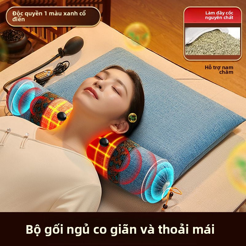 Gối thảo mộc giảm đau nhức cổ gáy