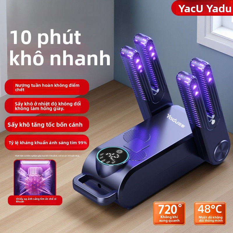 Máy sấy giày Yadu, máy sấy giày, khử mùi, khử trùng, sấy khô và ướt, máy sấy giày hai mục đích hoàn