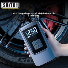 bơm lốp xe không dây cung cấp điện kép hiển thị kỹ thuật số bơm bơm bơm hơi lốp bơm bơm