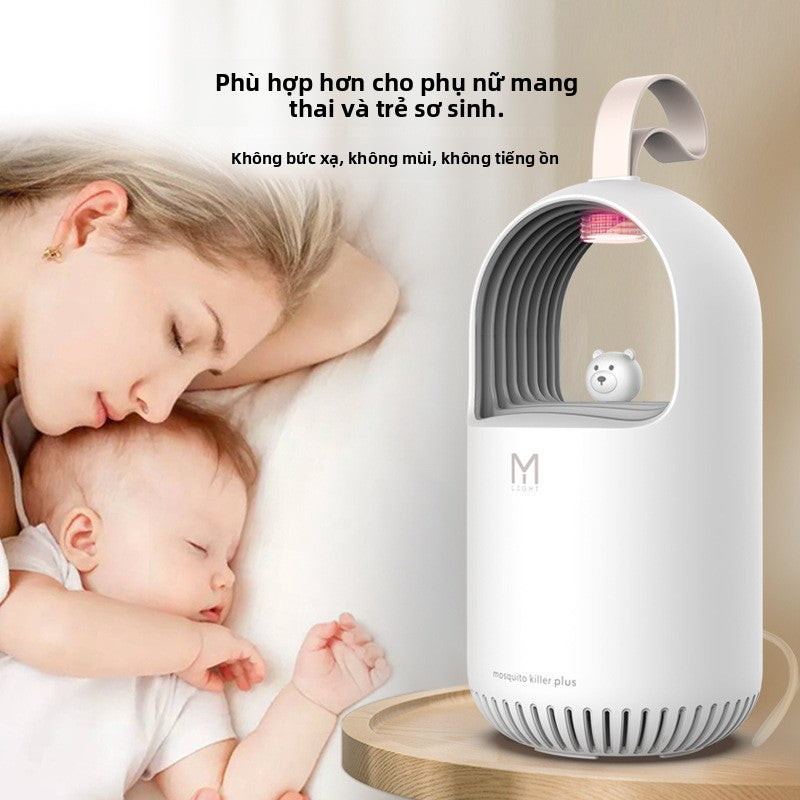Đèn diệt muỗi tại chỗ Hít vật lý bắt muỗi đuổi muỗi mẹ và trẻ sơ sinh có sẵn thuốc diệt muỗi kh