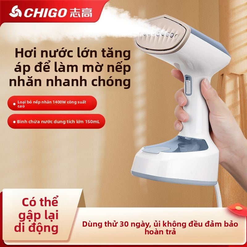 Shigo cầm tay treo máy ủi hơi nước bàn là gia đình nhỏ gấp ủi đồ tạo tác ủi quần áo di động 2025 mẫu