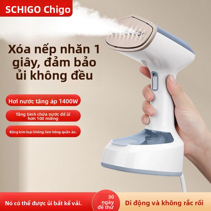 Shigo cầm tay treo máy ủi hơi nước bàn là gia đình nhỏ gấp ủi đồ tạo tác ủi quần áo di động 2025 mẫu