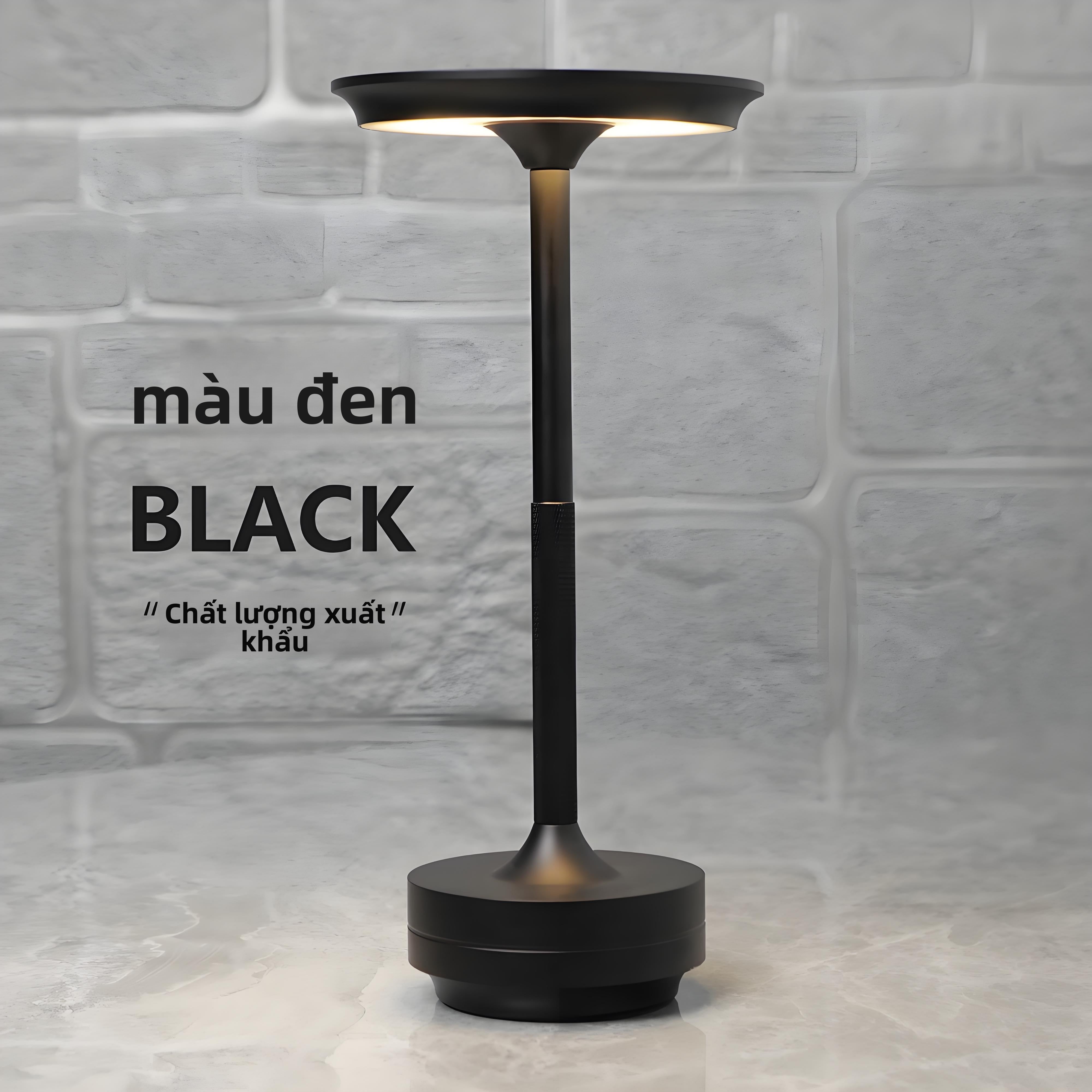 Đèn Sáng tạo retro phòng ngủ đầu giường đèn bàn nhẹ sang trọng cao cấp cảm giác đĩa bay sạc bầu không kh