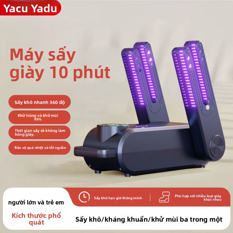 Máy sấy giày Yadu, máy sấy giày, khử mùi, khử trùng, sấy khô và ướt, máy sấy giày hai mục đích hoàn