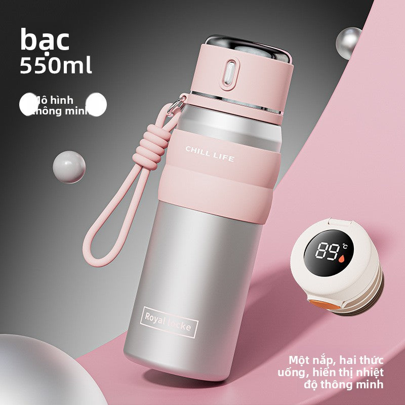 Cốc giữ nhiệt thông minh 316 cấp thực phẩm giá trị cao cốc nước nhẹ sang trọng cao cấp cảm giác di đ