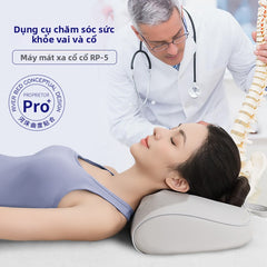 massage gối vai cổ massage máy làm nóng thắt lưng massage gối đa chức năng chườm nóng