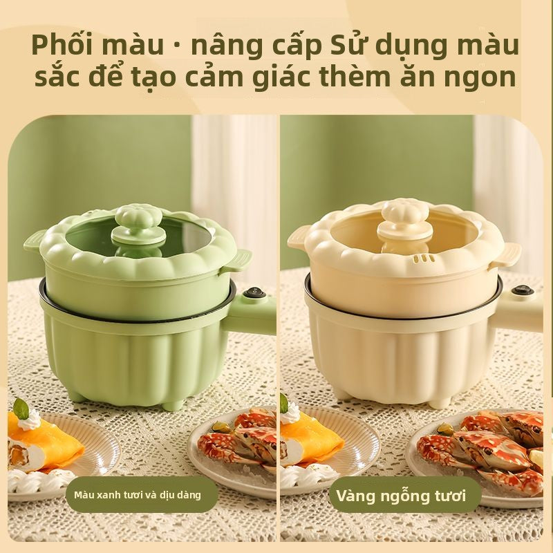 Nồi nấu điện Yamamoto Nhà ký túc xá sinh viên nồi điện nhỏ đa chức năng một trong một nồi nấu ăn nhỏ