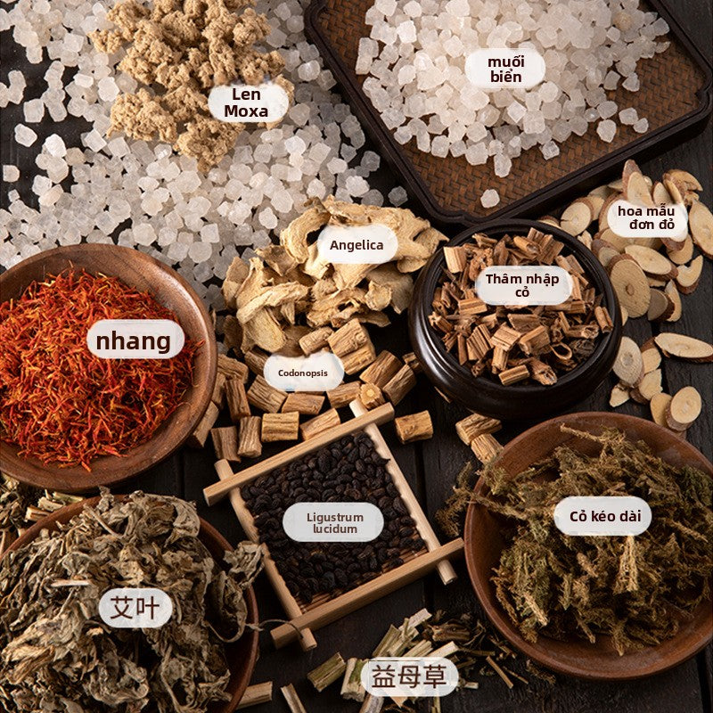 Đai lưng Muối biển bảo vệ thắt lưng muối thô túi nóng vai cổ thắt lưng sưởi ấm điện bảo vệ vai giữ ấm túi sưở