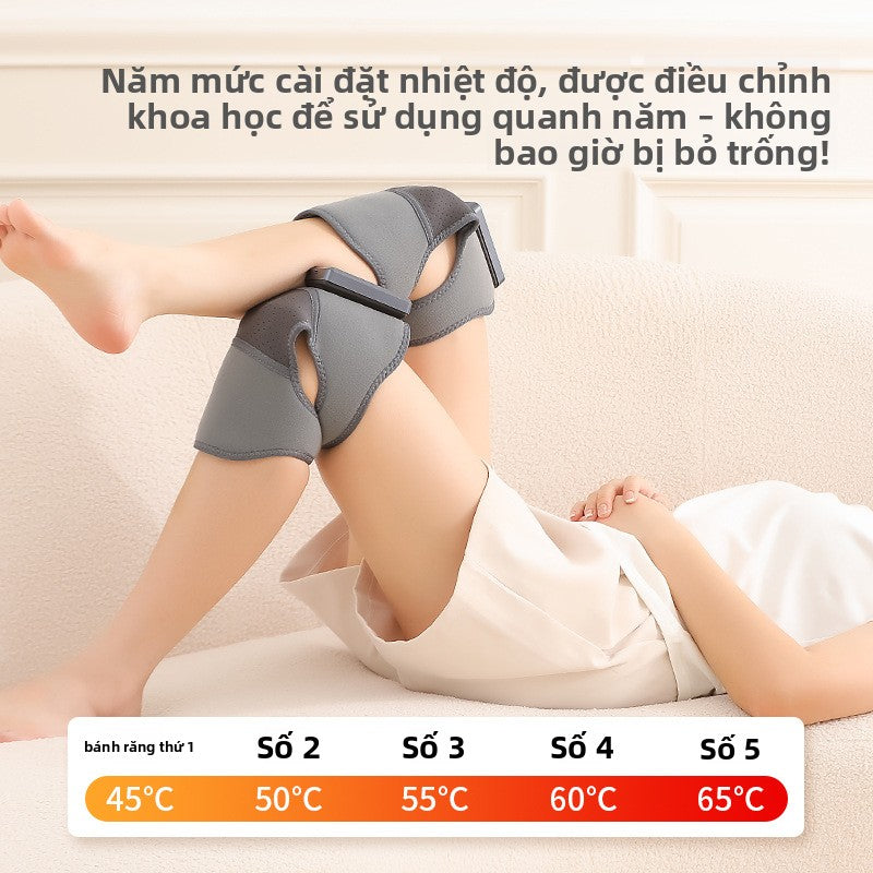 Đầu gối nóng chườm cổ vật bảo vệ đầu gối vai đầu gối massage máy cho người già lạnh chân điện sưởi ấ